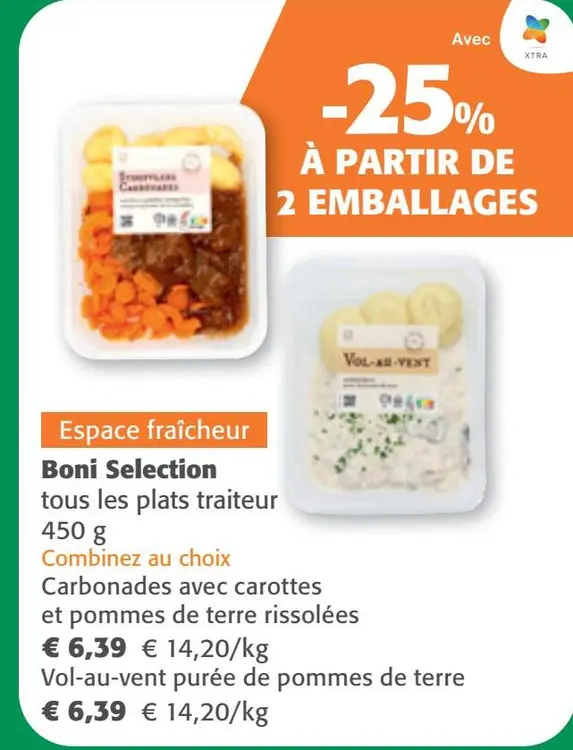 Offre: Carbonades avec carottes et pommes de terre r