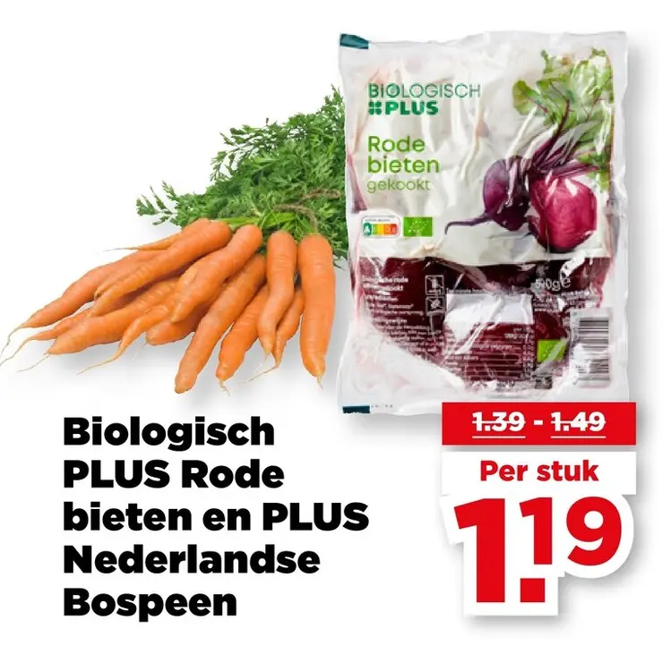 Aanbieding: Rode bieten en Nederlandse Bospeen