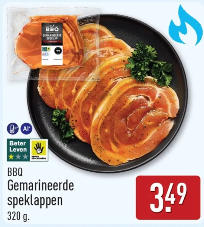 Aanbieding: BBQ Gemarineerde speklappen