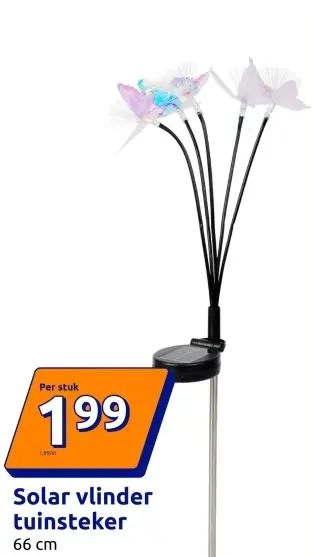 Promotie: Solar vlinder tuinesteker