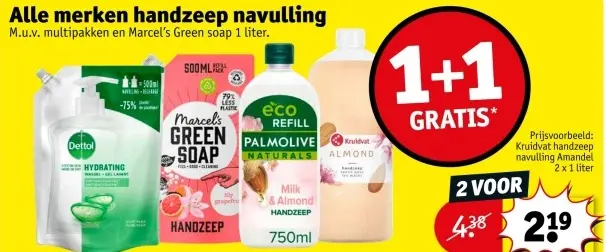 Aanbieding: Handzeep navulling