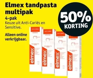Aanbieding: Elmex tandpasta multipak