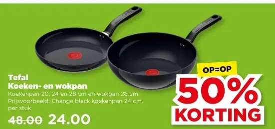 Aanbieding: Koeken- en wokpan