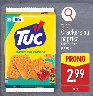 Offre: Crackers au paprika