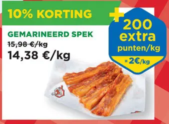 Aanbieding: GEMARINEERD SPEK