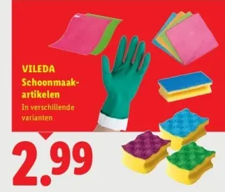 Aanbieding: Schoonmaakartikelen