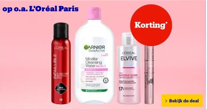 Aanbieding: L'Oréal Paris, Garnier SkinActive Micellar Cl