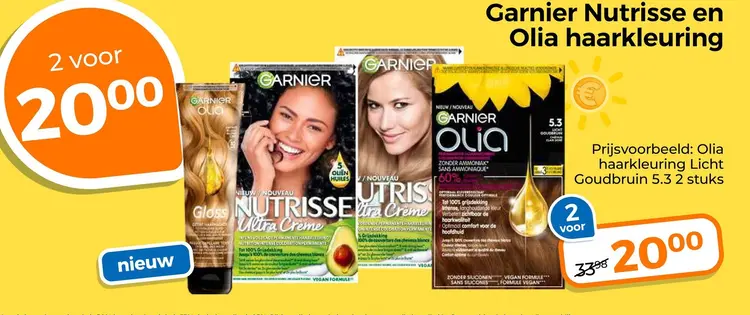 Aanbieding: Nutrisse en Olia haarkleuring