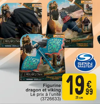 Offre: Figurine dragon et viking