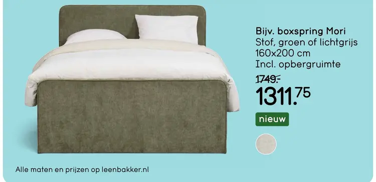 Aanbieding: Boxspring Mori