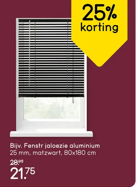 Aanbieding: Fenstr jaloezie aluminium