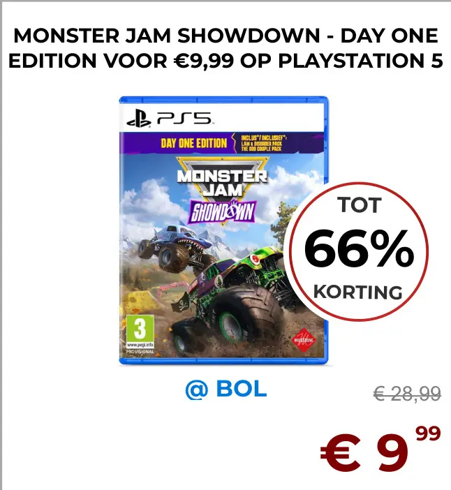 Aanbieding: Monster jam showdown - day one edition