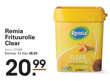 Aanbieding: Remia Frituurolie Clear