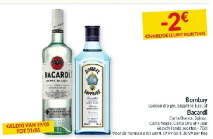 Promotie: Bombay, Bacardi