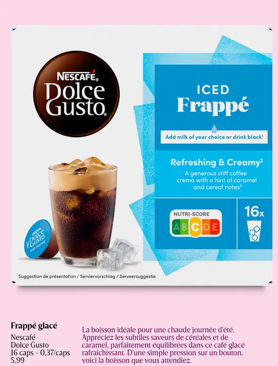 Offre: Frappé glacé