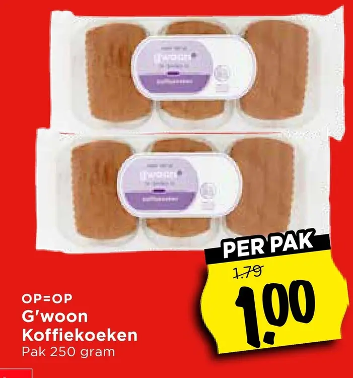 Aanbieding: Koffiekoeken