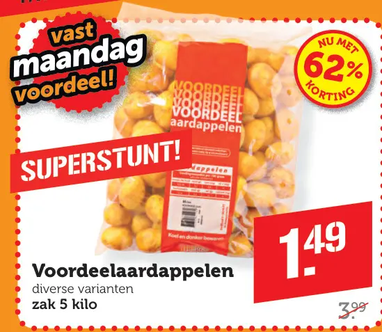 Aanbieding: Voordeelaardappelen