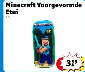 Aanbieding: Minecraft Voorgevormde Etui