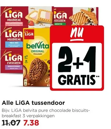 Aanbieding: Alle liga tussendoor
