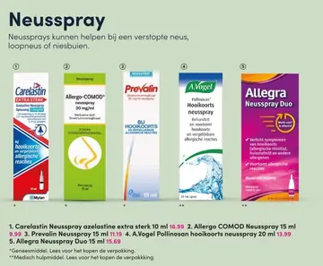 Aanbieding: Neusspray 