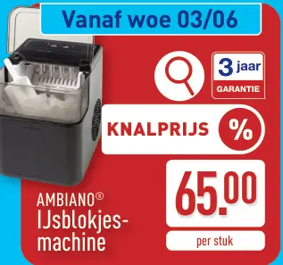 Promotie: IJsblokjesmachine