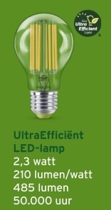 Aanbieding: UltraEfficiënt LED-lamp