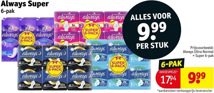 Aanbieding: Maandverband
