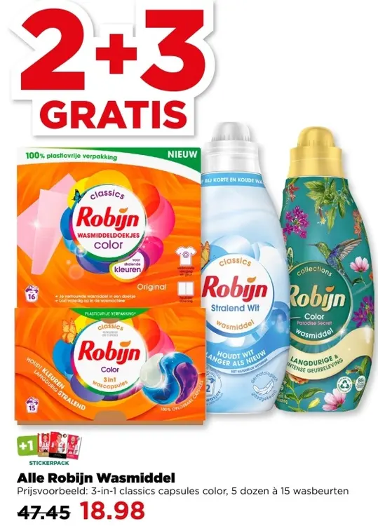 Aanbieding: Alle Robijn Wasmiddel