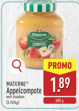 Aanbieding: MATERNE Appelcompote