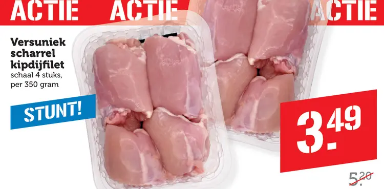 Aanbieding: scharrel kipdijfilet