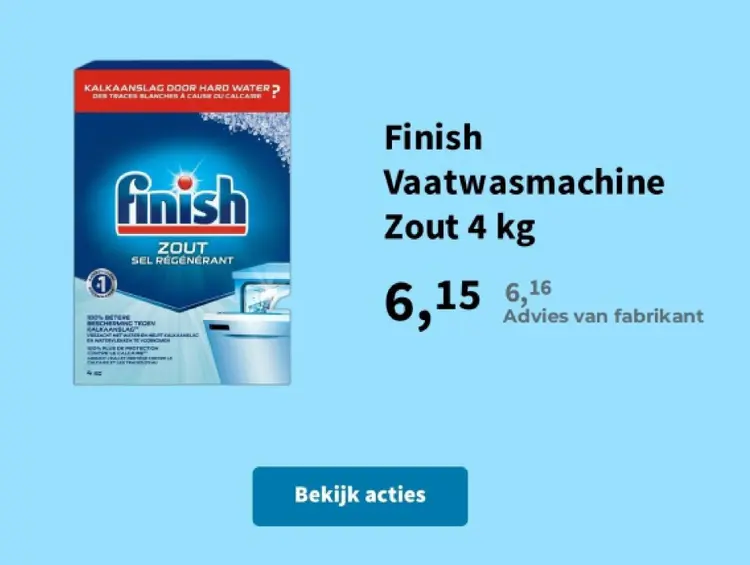 Aanbieding: Vaatwasmachine Zout