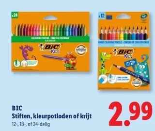 Aanbieding: Stiften, kleurpotloden of krijt
