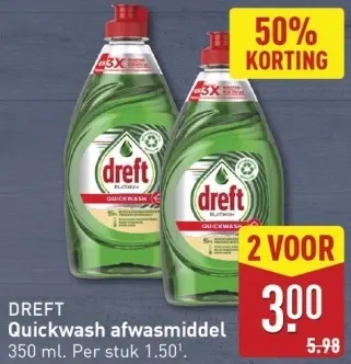 Aanbieding: Quickwash afwasmiddel