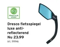 Aanbieding: Dresco fietsspiegel luxe anti-reflecterend