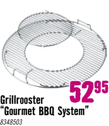 Aanbieding: WEBER® Barbecue Rooster Gourmet BBQ systeem chroom Ø 55,9 cm