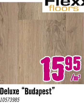 Aanbieding: FLEXXFLOORS Stick Deluxe plak PVC zelfklevend Budapest 2,1 m²