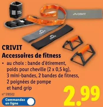 Offre: Accessoires de fitness