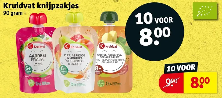 Aanbieding: Knijpzakjes