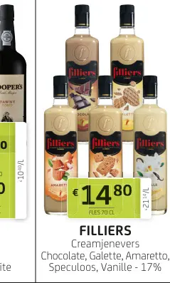 Promotie: Creamjenevers Chocolate, Galette, Amaretto, S