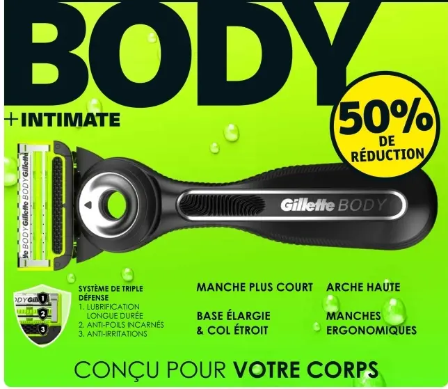 Offre: GilletteLabs Body + Intimate