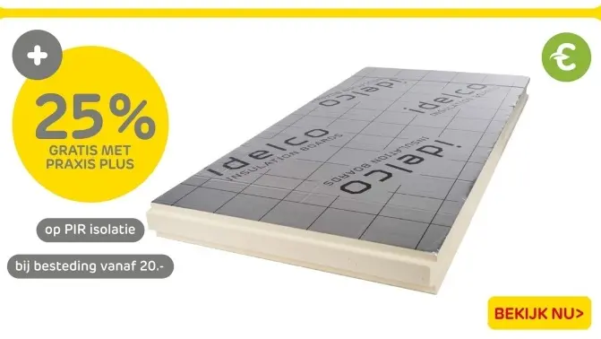 Aanbieding: PIR isolatie
