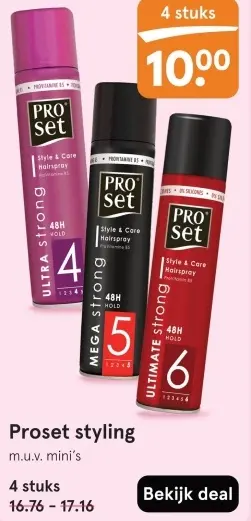 Aanbieding: Proset styling