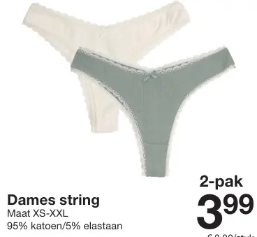 Aanbieding: String