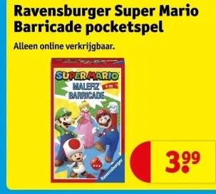 Aanbieding: Super Mario Barricade pocketspel