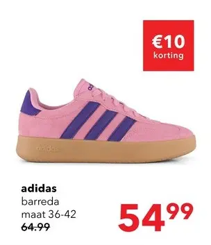 Aanbieding: Adidas Barreda dames sneakers roze