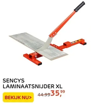 Aanbieding: SENCYS LAMINAATSNIJDER XL