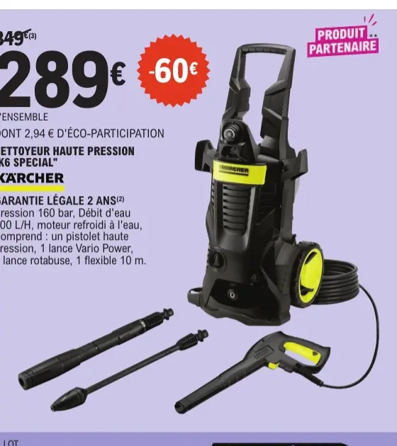 Offre: Nettoyeur haute pression "k6 special"