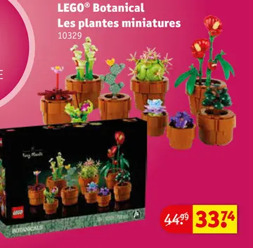 Offre: LEGO® Botanical Les plantes miniatures
