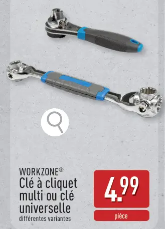 Offre: Clé à cliquet multi ou clé universelle