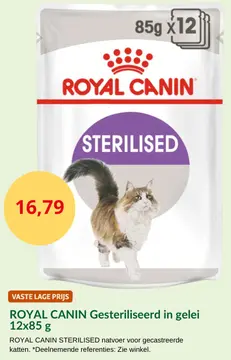 Aanbieding: ROYAL CANIN Gesteriliseerd in gelei